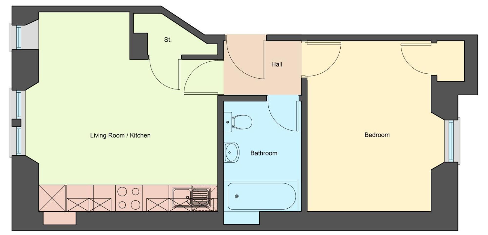 Superb One Bedroom Apartment In Dundee Eksteriør bilde